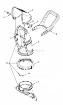 Page B Diagram and Parts List for 31AE160-129  Yard Machines Snow Blower